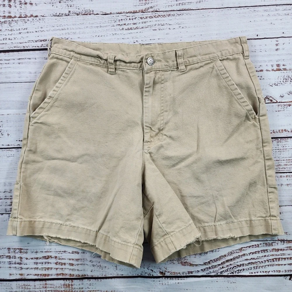 Vintage Patagonia Lightweight Stand Up Shorts Men's 34 Tan Organic Cotton 57226